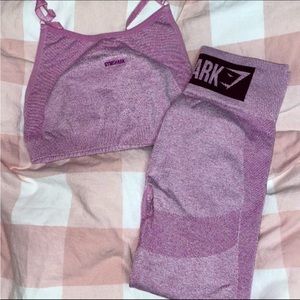 GYMSHARK FLEX LEGGINGS & BRA (BUNDLE)